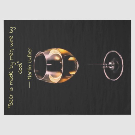 Weefselpapier met citaat van Martin Luther Tissuepapier (Voorkant)