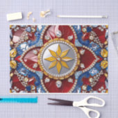 Weefselpapier met Colombiaanse kleuren ontwerp Tissuepapier (Craft)