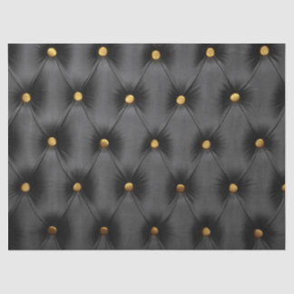 Weefselpapier met donkerzwarte hoofdletter tissuepapier