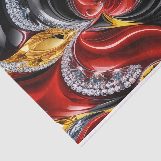 Weefselpapier met Duitse kleuren ontwerp Tissuepapier (Detail)