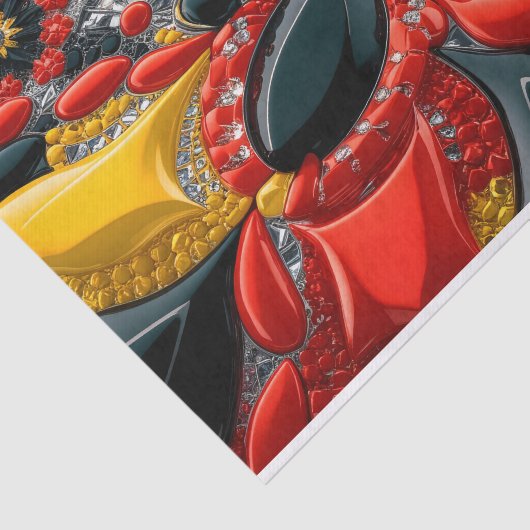 Weefselpapier met Duitsland kleuren ontwerp Tissuepapier (Detail)