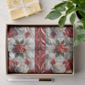 Weefselpapier met Engels Rozen ontwerp Tissuepapier (Geschenk)