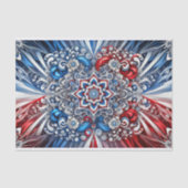 Weefselpapier met Franse kleuren ontwerp Tissuepapier (Voorkant)