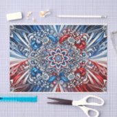 Weefselpapier met Franse kleuren ontwerp Tissuepapier (Craft)