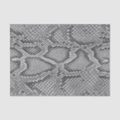 Weefselpapier met grijs snakeskin-patroon tissuepapier (Voorkant)