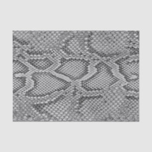 Weefselpapier met grijs snakeskin-patroon tissuepapier