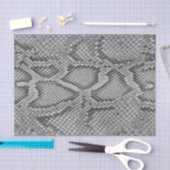 Weefselpapier met grijs snakeskin-patroon tissuepapier (Craft)