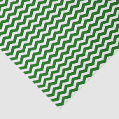 Weefselpapier met groen en wit Chevron Pattern Tissuepapier (Detail)
