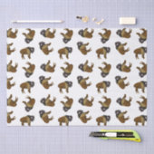 Weefselpapier met houtbadge Buffalo Tissuepapier (Craft)