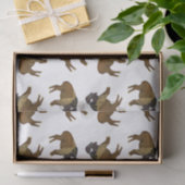 Weefselpapier met houtbadge Buffalo Tissuepapier (Geschenk)