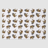 Weefselpapier met houtbadge Buffalo Tissuepapier (Voorkant)