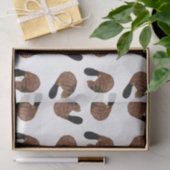 Weefselpapier met houtweddenband tissuepapier (Geschenk)