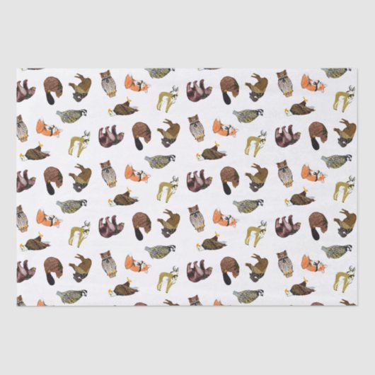 Weefselpapier met houtweddennen tissuepapier (Voorkant)