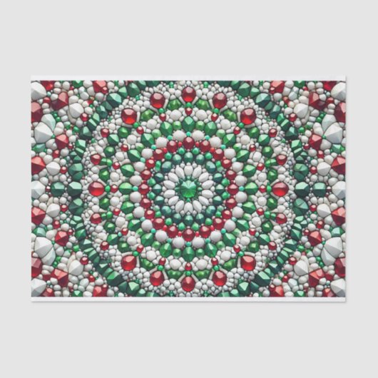 Weefselpapier met Italiaanse kleuren ontwerp Tissuepapier (Voorkant)