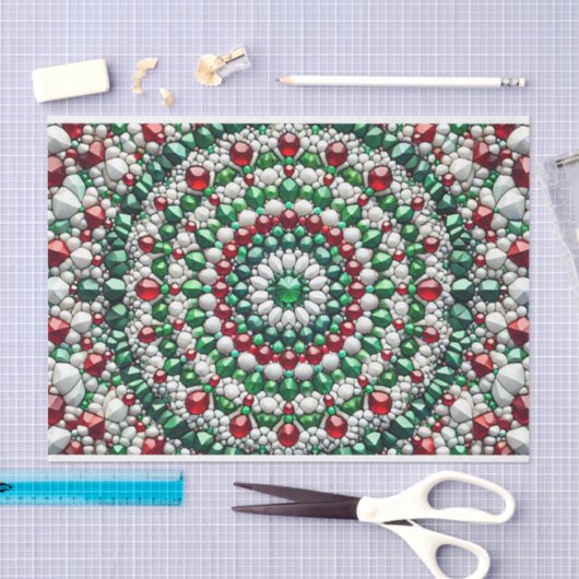 Weefselpapier met Italiaanse kleuren ontwerp Tissuepapier (Craft)