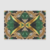 Weefselpapier met Jamaicaanse kleuren ontwerp Tissuepapier (Voorkant)