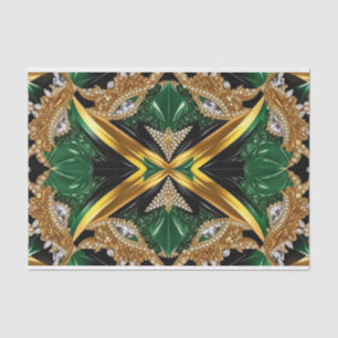 Weefselpapier met Jamaicaanse kleuren ontwerp Tissuepapier