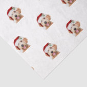 Weefselpapier met kerstgouden doedelen tissuepapier (Detail)