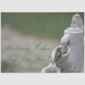 Weefselpapier met kolibrie tissuepapier (Voorkant)