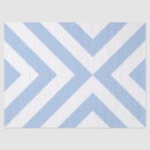 Weefselpapier met lichtblauwe en witte kleuren tissuepapier (Voorkant)