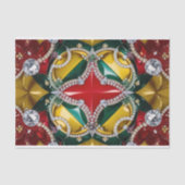 Weefselpapier met Los Angeles kleuren ontwerp Tissuepapier (Voorkant)