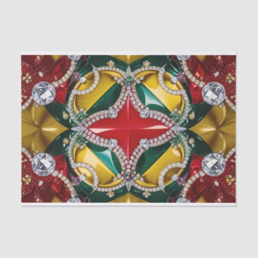 Weefselpapier met Los Angeles kleuren ontwerp Tissuepapier (Voorkant)