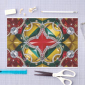 Weefselpapier met Los Angeles kleuren ontwerp Tissuepapier (Craft)