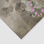 Weefselpapier met  moeder en dochter tissuepapier (Detail)