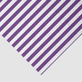 Weefselpapier met Paarse en witte strepen Tissuepapier (Detail)