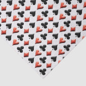 Weefselpapier met portierkaarten tissuepapier (Detail)