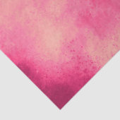 Weefselpapier met roze en wolffouten tissuepapier (Detail)