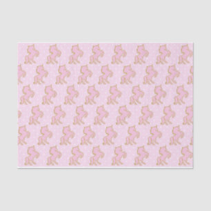 Weefselpapier met roze Unicorns Tissuepapier