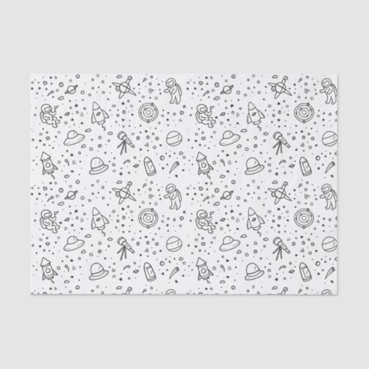 Weefselpapier met ruimtedimensie tissuepapier (Voorkant)