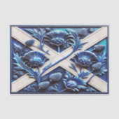 Weefselpapier met Scottish Thistles-ontwerp Tissuepapier (Voorkant)