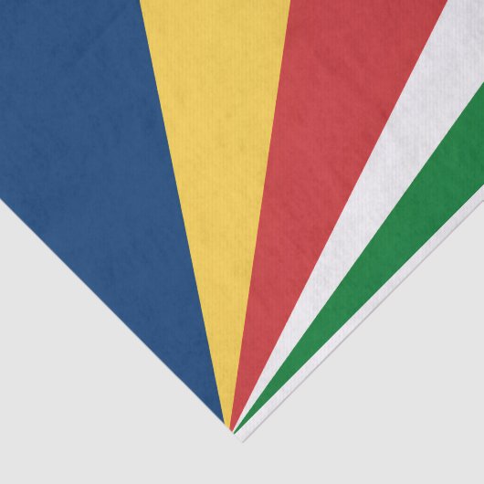 Weefselpapier met Seychellen kleuren ontwerp Tissuepapier (Detail)
