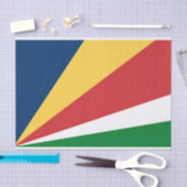 Weefselpapier met Seychellen kleuren ontwerp Tissuepapier (Craft)