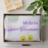 Weefselpapier met snijtaart tissuepapier (Geschenk)