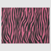 Weefselpapier met trendy roze zebra-printplaat tissuepapier (Voorkant)