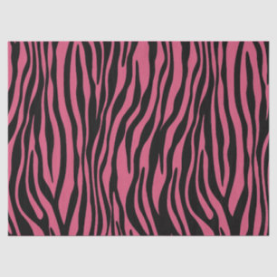 Weefselpapier met trendy roze zebra-printplaat tissuepapier