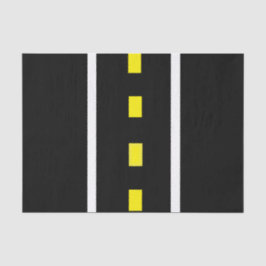 Weefselpapier met twee lanes (zwart, wit en geel) tissuepapier