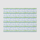 Weefselpapier met witte bloemen tissuepapier (Voorkant)