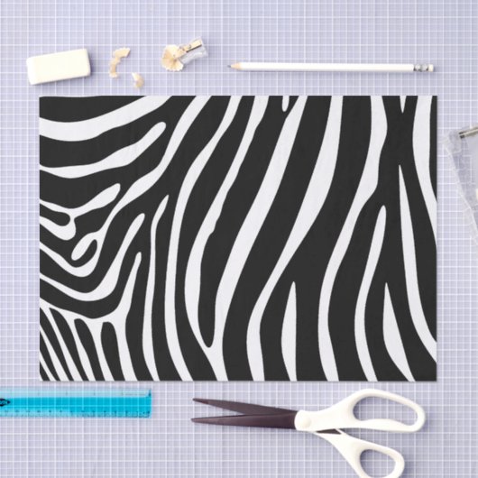 Weefselpapier met Zebra Stripes Tissuepapier (Craft)