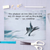 Weefselpapier met Zeemeermin en Citaat Tissuepapier (Craft)