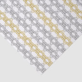 Weefselpapier met zilver en Gold Pattern Tissuepapier (Detail)