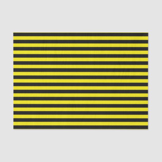 Weefselpapier met zwarte en gele strepen tissuepapier (Voorkant)