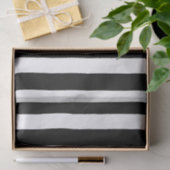 Weefselpapier met zwarte en witte strepen tissuepapier (Geschenk)
