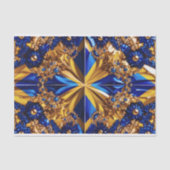 Weefselpapier met Zweden kleuren ontwerp Tissuepapier (Voorkant)