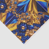 Weefselpapier met Zweden kleuren ontwerp Tissuepapier (Detail)