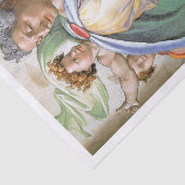 WEEFSELPAPIER : MICHELANGELO : SISTINE CHAPEL TISSUEPAPIER (Detail)
