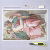 WEEFSELPAPIER : MICHELANGELO : SISTINE CHAPEL TISSUEPAPIER (Craft)